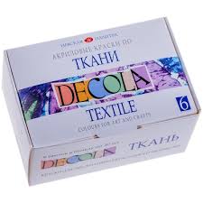 Barvy na textil Decola - Nevskaya Palitra - 6 x 20 ml