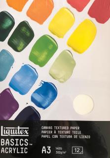 Blok Liquitex acrylic basics  300 g/m2 A3 A2 Velikost: A3