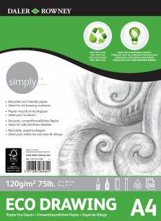 Blok Simply Eco Drawing - 120g/m² - A4