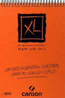 Blok XL - CROQUIS skicák - Canson 90g/m² - A3