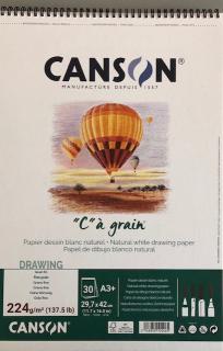 C  a grain skicák krouž.vazba Canson A 3 224 g/m²