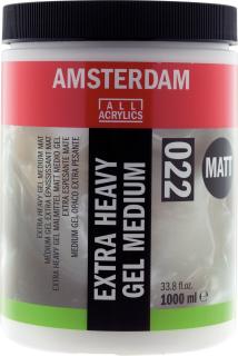 Extra Heavy Gel Matt - zhušťovač akrylových barev zn. Amsterdam - 1000 ml
