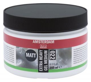 Extra Heavy Gel Matt - zhušťovač akrylových barev zn. Amsterdam - 250 ml