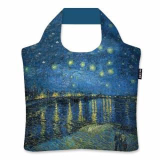 Nákupní taška Ecozz Vincent van Gogh Hvězdy nad Rhone