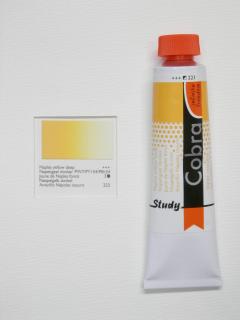 Olejová barva COBRA H2Oil 40 ml - Naples yellow deep 223