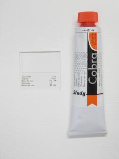 Olejová barva COBRA H2Oil 40 ml - Zinc white 104
