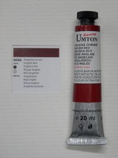 Olejová barva UMTON 20 ml - anglická červeň 46