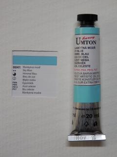 Olejová barva UMTON 20 ml - blankytná modř - 41