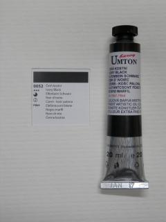 Olejová barva UMTON 20 ml - čerň kostní 52
