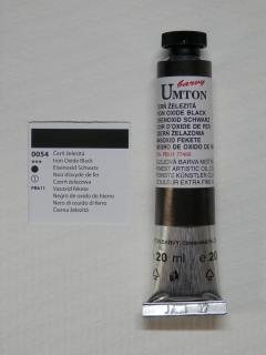 Olejová barva UMTON 20 ml - čerň železitá 54