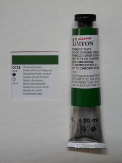 Olejová barva UMTON 20 ml - chromoxid tupý 38