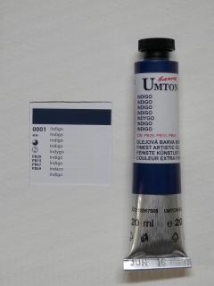 Olejová barva UMTON 20 ml - indigo 01