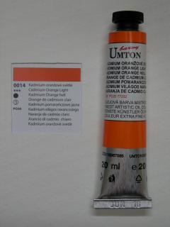 Olejová barva UMTON 20 ml - kadmium oranžové světlé 14