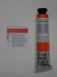 Olejová barva UMTON 20 ml - kadmium oranžové tmavé 21