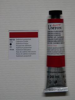Olejová barva UMTON 20 ml - kadmium purpurové 19