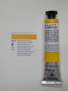 Olejová barva UMTON 20 ml - kadmium žluté střední 12