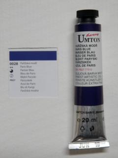 Olejová barva UMTON 20 ml - pařížská modř 28