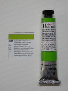 Olejová barva UMTON 20 ml - permanentní zeleň skvělá 35