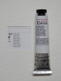 Olejová barva UMTON 20 ml - polární bílá 9