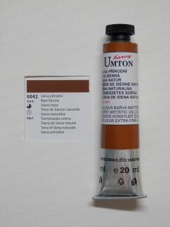 Olejová barva UMTON 20 ml - siena přírodní 42