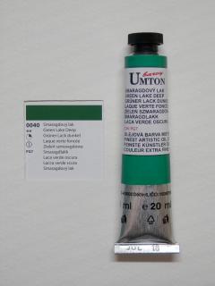 Olejová barva UMTON 20 ml - smaragdový lak 40
