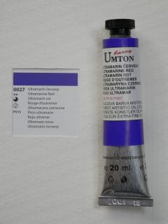 Olejová barva UMTON 20 ml - ultramarin červený 27