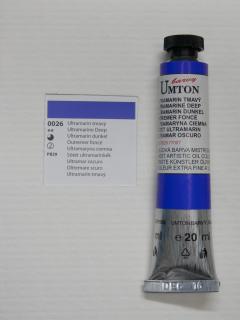 Olejová barva UMTON 20 ml - ultramarin tmavý 26