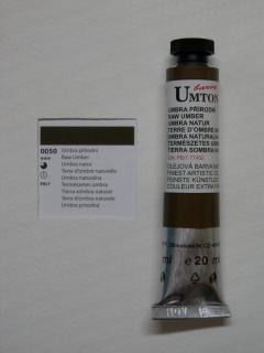 Olejová barva UMTON 20 ml - umbra přírodní 50