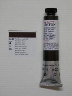 Olejová barva UMTON 20 ml - van dyckova hněď 48