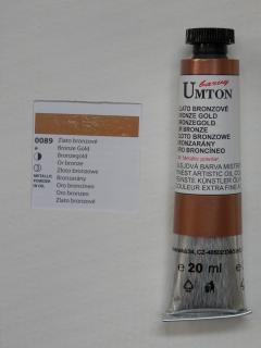 Olejová barva UMTON 20 ml - zlato bronzové 89