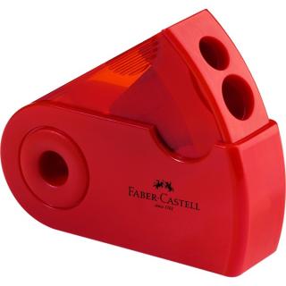 Ořezávátko dvojité Faber-Castell - červené