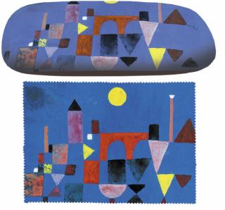 Pouzdro na brýle s utěrkou Paul Klee - Červený most