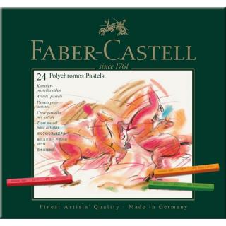 Sada 24 ks pastelů Polychromos Faber Castell