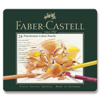 Sada uměleckých pastelek Faber-Castell Polychromos 24 ks