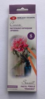 Suchý pastel v tužce 8 ks Provance Nevskaya Palitra
