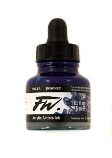 Umělecká tuš na akrylové bázi 29,5 ml - 38 odstínů modrá: Prussian Blue