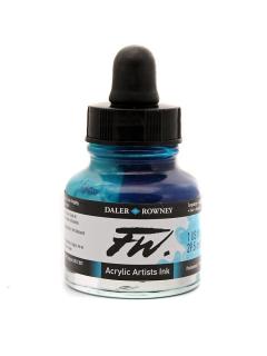 Umělecká tuš na akrylové bázi 29,5 ml - 38 odstínů tyrkysová: Turquoise