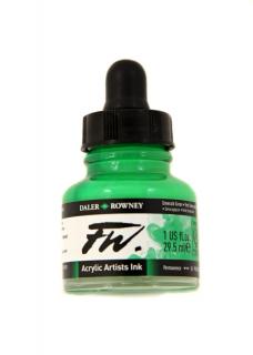 Umělecká tuš na akrylové bázi 29,5 ml - 38 odstínů zelená: Emerald Green