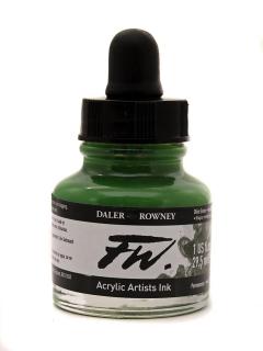 Umělecká tuš na akrylové bázi 29,5 ml - 38 odstínů zelená: olive green