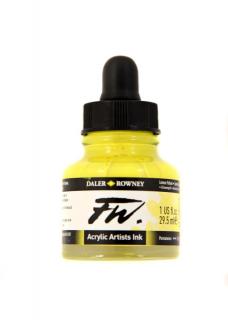 Umělecká tuš na akrylové bázi 29,5 ml - 38 odstínů žlutá: Lemon Yellow