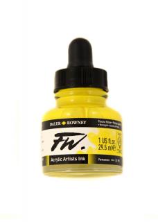 Umělecká tuš na akrylové bázi 29,5 ml - 38 odstínů žlutá: Process Yellow