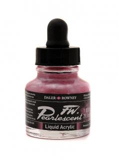 Umělecká tuš Perlescent na akrylové bázi 29,5 ml - 22 odstínů růžová: Pearlescent Platinum Pink