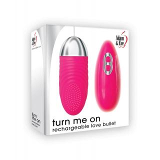 Adam &amp; Eve Turn Me On Rechargeable Love Bullet