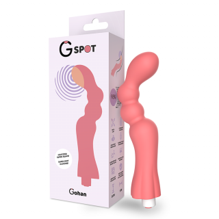 GSPOT GOHAN G-SPOT VIBRATOR LIGHT RED