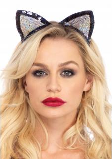 LEG AVENUE SEQUIN CAT EARS