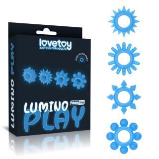 Lovetoy Lumino Play Penis Ring (Erekčný krúžok svietiace v tme)