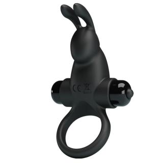 Pretty Love VIBRANT RABBIT (Penis Ring 1 Black)