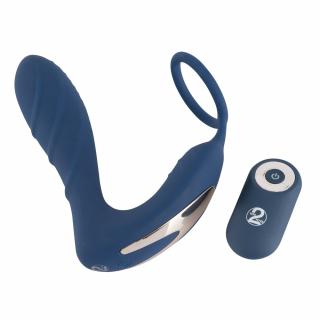 Anální Kolík You2Toys Vibrating Prostate plug with cock ring