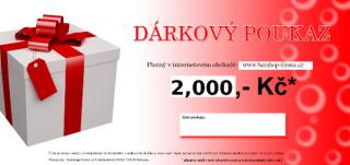 Dárkový poukaz v hodnotě 2000 Kč DÁRKOVÝ VOUCHER Sexshop-Erotic.cz