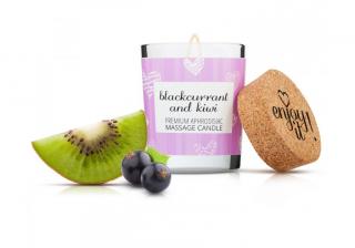 Masážní svíčka MAGNETIFICO - ENJOY IT! Blackcurrant and Kiwi 70 ml
